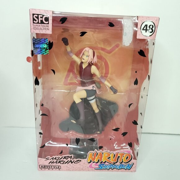 Naruto Shippuden Sakura Haruno SFC 1:10 Scale Figure 7" NEW Bubble Damaged - Picture 1 of 12